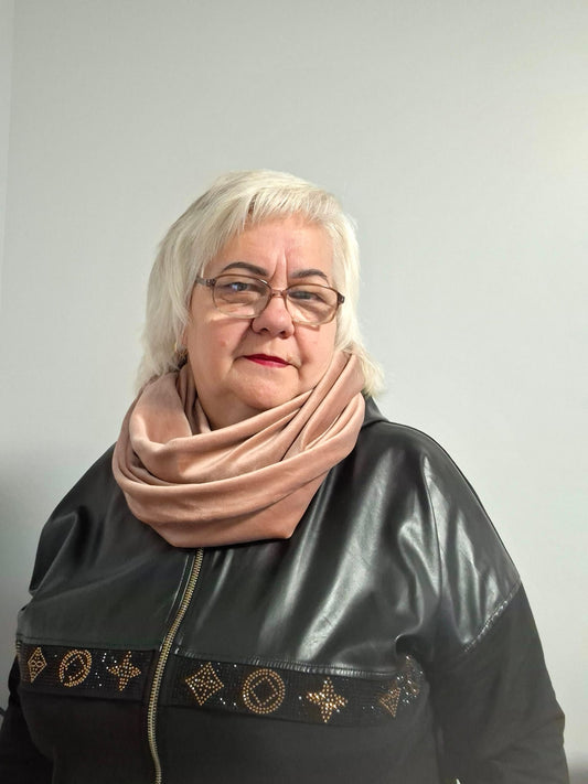 Satininis movas – pudros rožinis